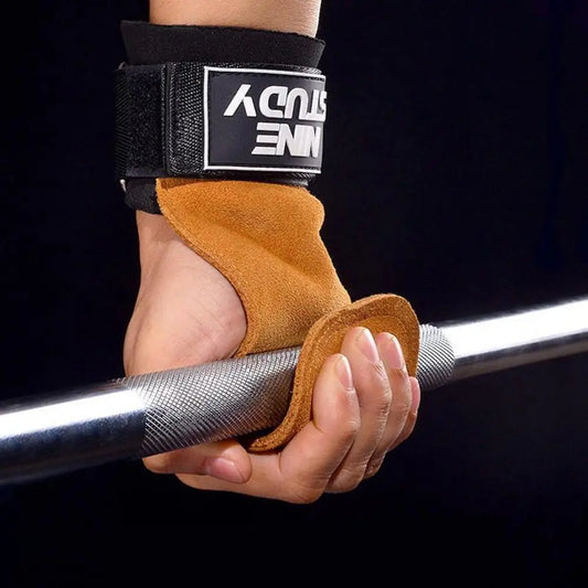 1 Pair Resistant Ergonomic Grips with Built-in Wrist Wraps